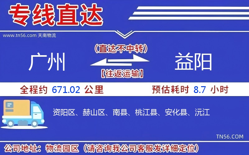 廣州到益陽(yáng)物流公司