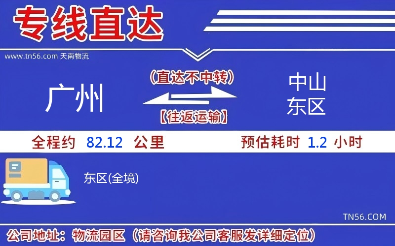廣州到中山東區(qū)物流公司