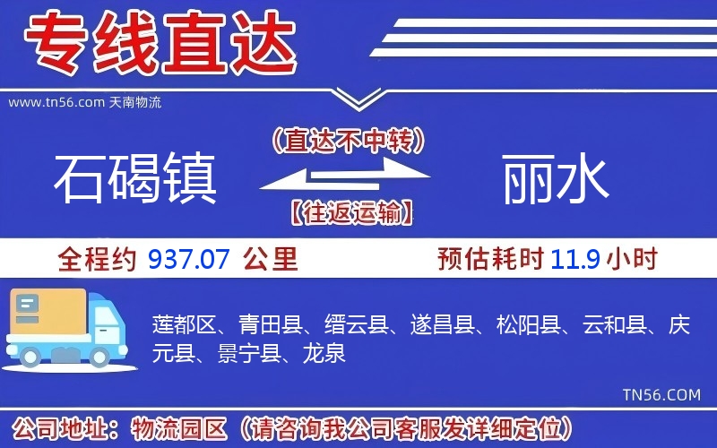 石碣鎮(zhèn)到麗水物流公司